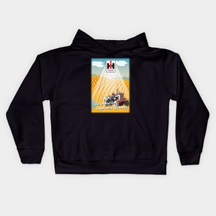 International Harvester - Time Proved for Improved Farming Kids Hoodie